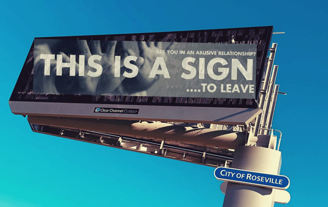 Placer County’s, “This is a sign” campaign expands awareness of Domestic Violence