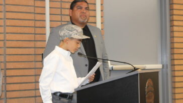 Kelley Elementary School’s Young Leaders Sing in Tribute to Veterans at Rialto School Board Meeting
