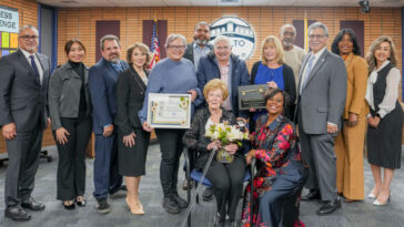 Lifetime Service Rewarded: Nadine Franklin Earns Rialto Unified Key to the District for Legacy of Service
