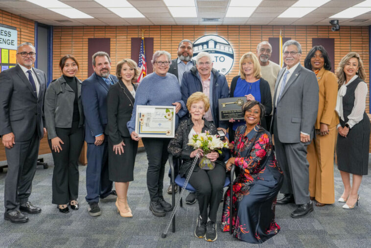 Lifetime Service Rewarded: Nadine Franklin Earns Rialto Unified Key to the District for Legacy of Service