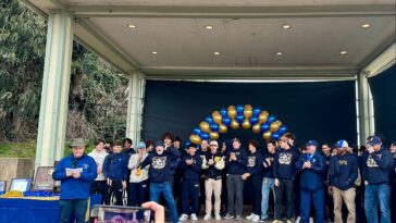 Parade in Capitola celebrating Soquel High’s historic state football championship win