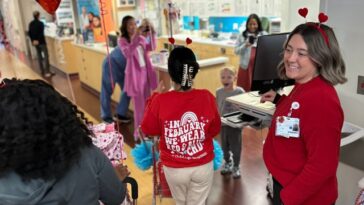 Heartwarming Valentine’s Day Heart Parade at Loma Linda University Children’s Hospital