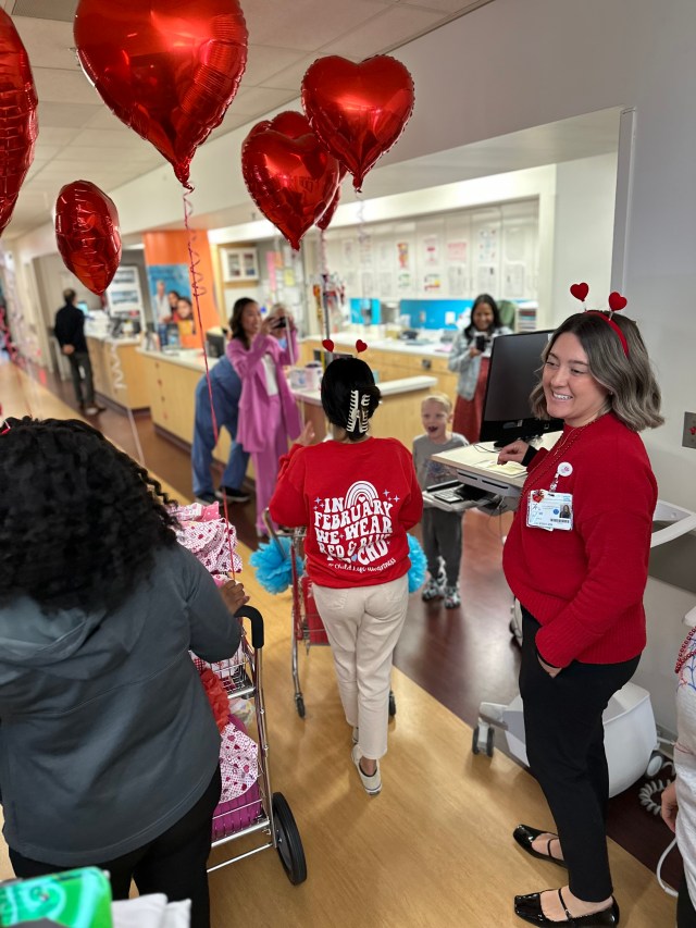 Heartwarming Valentine’s Day Heart Parade at Loma Linda University Children’s Hospital