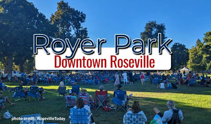 Royer Park in Roseville, a downtown destination for recreation & exploration
