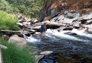 Riverdancing combines road, rocks and river in local competition