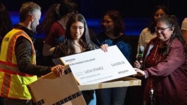 Fontana Unified Senior Surprised with ,000 Amazon Future Engineer Scholarship and Internship