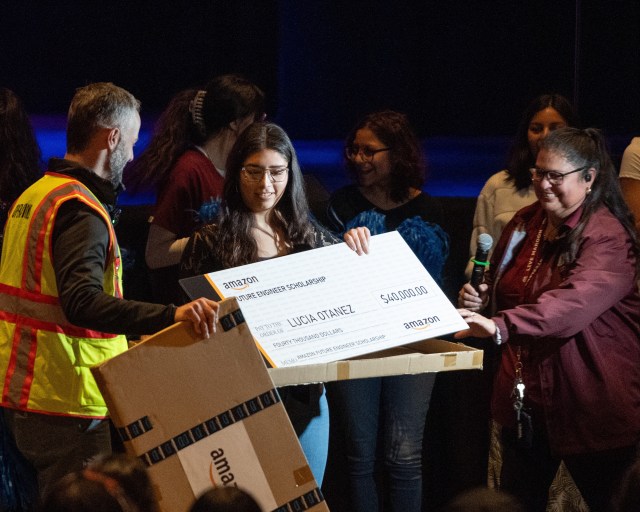 Fontana Unified Senior Surprised with ,000 Amazon Future Engineer Scholarship and Internship