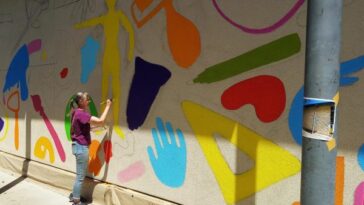 Student murals transform fine arts building at City College