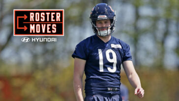 Roster Moves: Bears sign fourth-round pick Tory Taylor