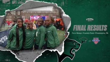 Chicago State Women's Relay Team Breaks Own School Record in Finals of 4x100m Relay at Penn Relays