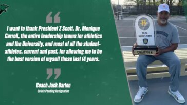 Head Tennis Coach Jack Barton Resigns