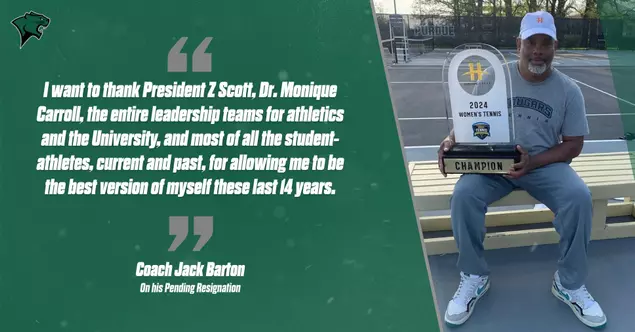 Head Tennis Coach Jack Barton Resigns