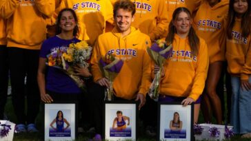 Senior trio honored at SFSU Invitational cross country meet