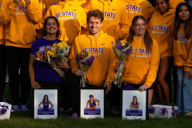 Senior trio honored at SFSU Invitational cross country meet