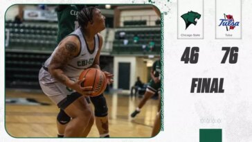 Aiyanna Culver Scores Career-High 20 Points in Chicago State Women’s Basketball Loss at Tulsa