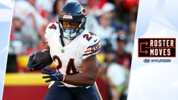 Roster Move: Bears trade Khalil Herbert to Bengals