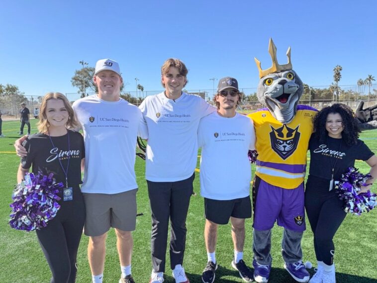 Seals visit Pacific Beach Middle to spread the sport of lacrosse