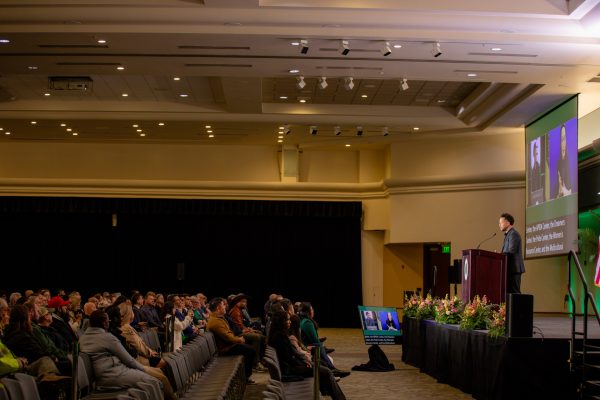 President Luke Wood’s 2025 Spring Address celebrates milestones amidst budget cuts