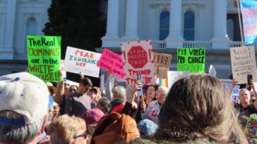 Protest against Project 2025 and Trump’s policies brings people together at California Capitol