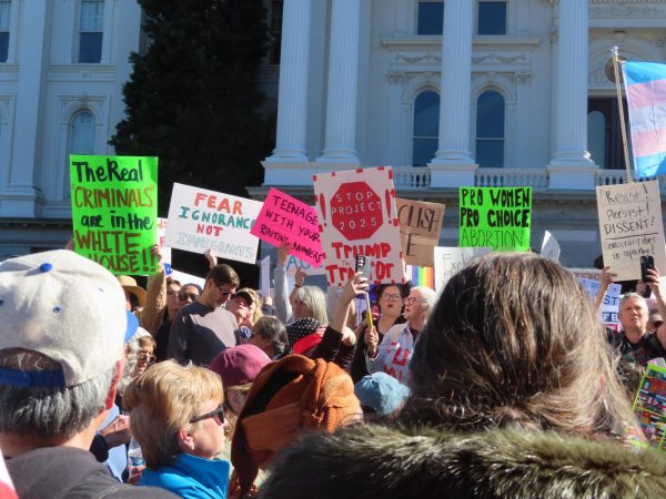 Protest against Project 2025 and Trump’s policies brings people together at California Capitol