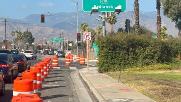 Traffic Improvements Underway at Waterman Avenue and the 210 Freeway