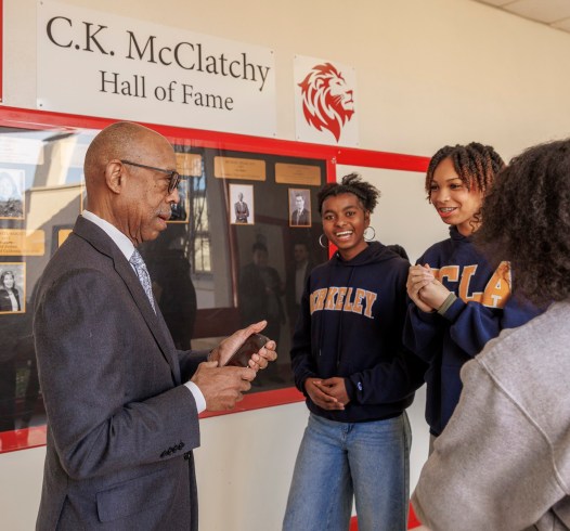 UC President Dr. Michael Drake Visits McClatchy High