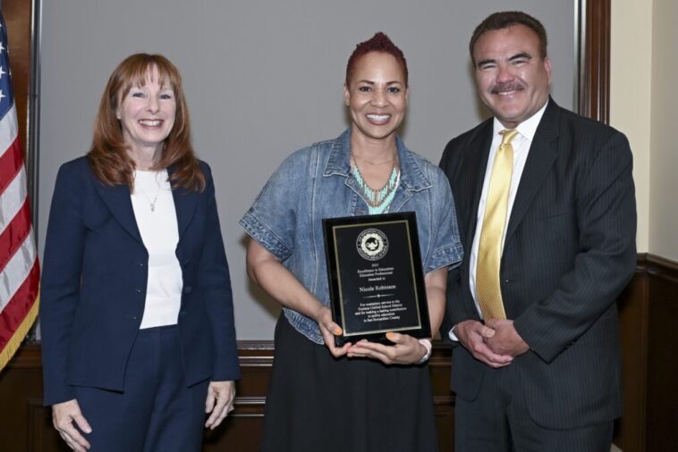Fontana Unified Representatives Honored at County Level for Commitment to Student Success