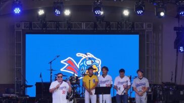 Los Angeles Dodgers Unveil Single-A Affiliate Ontario Tower Buzzers, Mascot Maverick Before 5,000 Fans