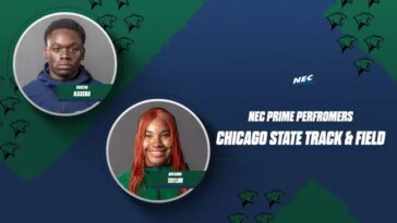 Brewton, Taylor, and Kaseba Earn Weekly NEC Honors