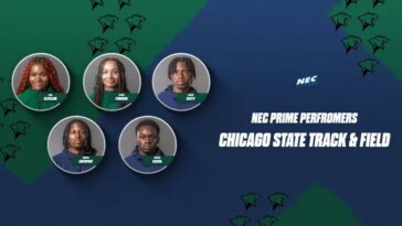Five Cougar Track & Field Athletes Named NEC Prime Performers in First Week of Season