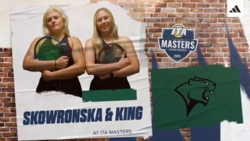 Skowronska & King Represent Women's Tennis at the ITA Conference Masters Championships