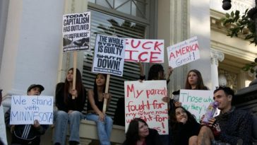 Nationwide strike leads Inland Empire residents to protest in downtown Riverside