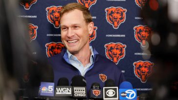 Bears coach Ben Johnson relishes gathering info on future pros