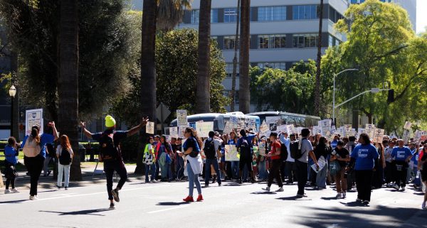 Students show out for March in March