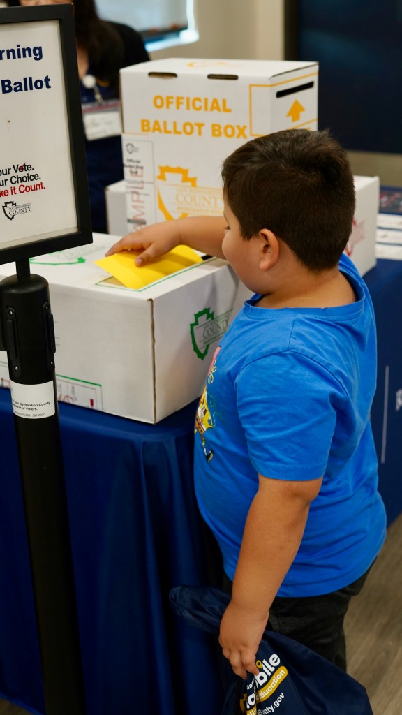 San Bernardino County Voters Can Use Any Polling Place in June Primary as May 18 Mail-Ballot Deadline Nears