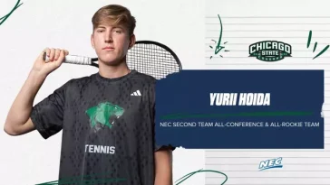Yurii Hoida Voted to NEC Second Team All-Conference and NEC All-Rookie Team