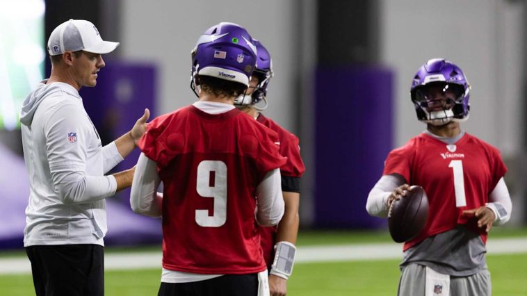 Justin Jefferson Building on Connections with J.J. McCarthy & Kyler Murray Justin Jefferson Building on Connections with J.J. McCarthy & Kyler Murray