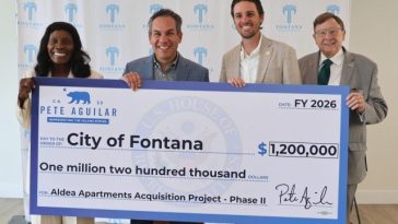 City of Fontana Receives .2M for Aldea Apartments Project