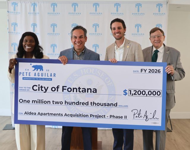 City of Fontana Receives .2M for Aldea Apartments Project