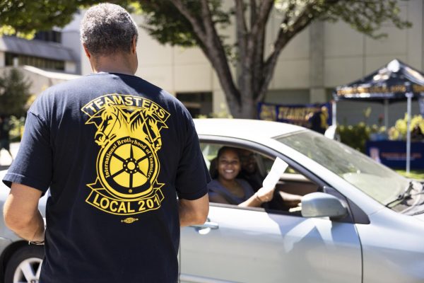 ‘Greed’: Teamsters welcome students with one-day strike on move-in day